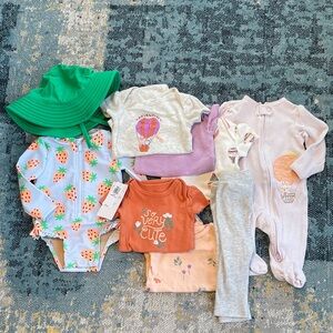 Old Navy/Carters/Hanna Andersson 3M Girls Summer Bundle